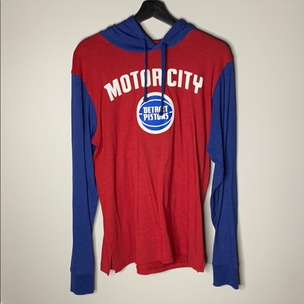 Detroit Pistons hooded shirt